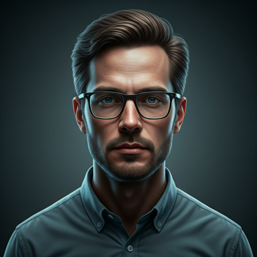 Male tech startup founder headshot